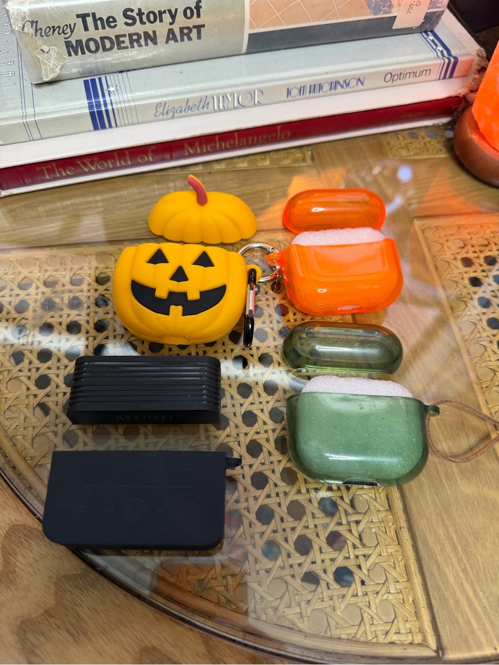AirPods Pro Case Cover Bundle of 4 Pumpkin Halloween Music
